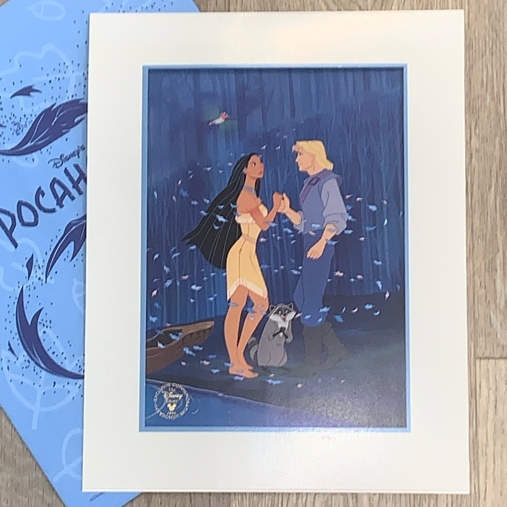 NiP Disney Pocahontas 1995 Exclusive Commemorative Lithograph 11x14 - Picture 2 of 8
